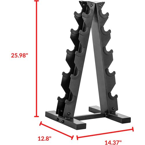  CAP Barbell A-Frame Dumbbell Rack, Multiple Color Options