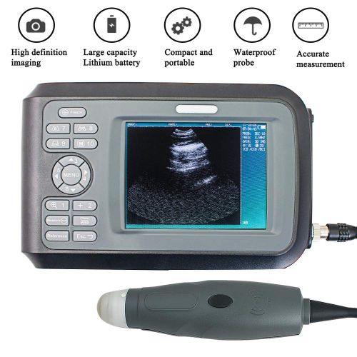 CARESHINE Careshine VET Veterinary Pregnancy Digital Ultrasound machine Scanner CE + 3.5 Mhz Convex probe + 3D