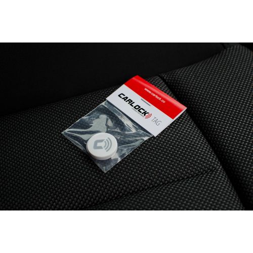  CARLOCK TAG Accessory - Bluetooth Upgrade for Carlock Device. Helps Reduce False Alarms. Automatically Enable & disable Security alerts Based on Your Distance from The car.