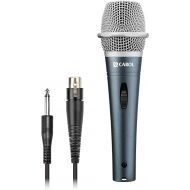 CAROL Dynamic Microphone with Super-Cardioid E dur-916S, Optimized for All Vocal Applications, Minimizes Handling Noise Without compromising Sound Quality (Silver Edition) (Silver)