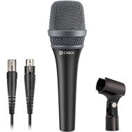 CAROL Dynamic Microphone Vocal with Super-Cardiod Unidirectional, Top Choice for Live Stage Performance Noise Cancelling AHNC Technology, P1-Black/AC-900 BK