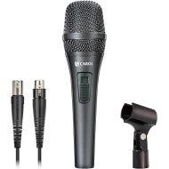 CAROL Vocal Microphone - Cardioid Unidirectional Dynamic Microphone with AHNC Noise Cancellation, for Professional Live Stage Singing Performance, Includes Stand Adapter and 14.8ft XLR Cable,AC-910S