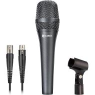 CAROL Vocal Microphone - Cardioid Unidirectional Dynamic Microphone with AHNC Noise Cancellation, for Professional Live Stage Singing Performance, Includes Stand Adapter and 14.8ft XLR Cable,AC-910