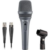 CAROL Dynamic Microphone Vocal with Super-Cardiod Unidirectional, Top Choice for Live Stage Performance Noise Cancelling AHNC Technology, PS-1/ AC-900S Gray