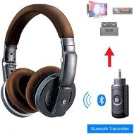 Carol Premium Wireless Folding Headphone with Patented Design Detachable Bluetooth Dongle Set by CAROL (BTH-830)