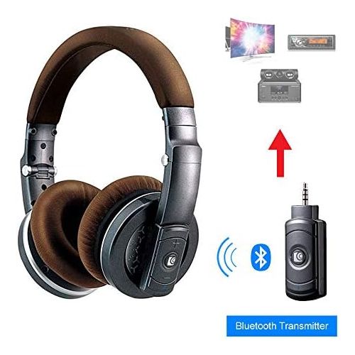  Carol Premium Wireless Folding Headphone with Patented Design Detachable Bluetooth Dongle Set by CAROL (BTH-830)