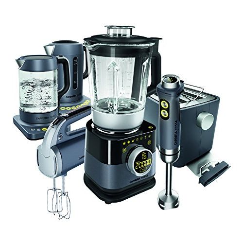  CARRERA Standmixer No 655 | Soup Smoothie Maker | Dampfgarer (BPA frei) | 4 Edelstahl Messer | Glas 1,75 Liter | 1000W/500W