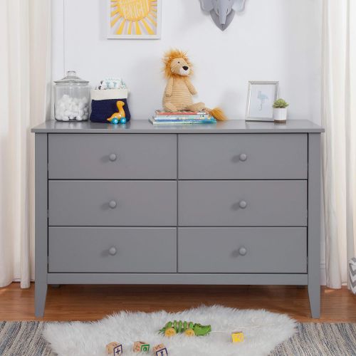  Carters by Davinci Morgan 6 Drawer Dresser, Gray