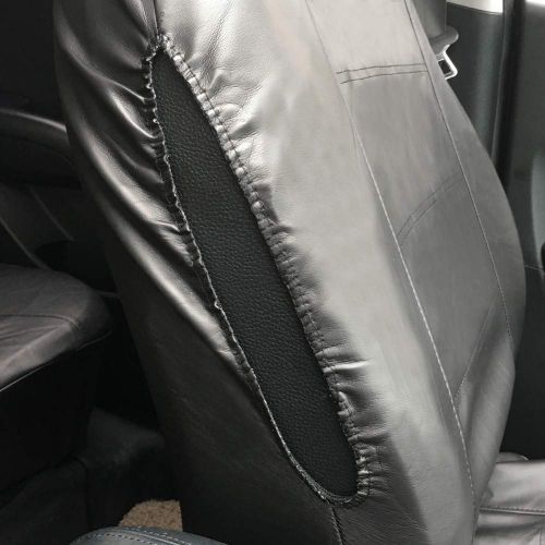  CARWORD 9pcs Universal Car Seat Cover PU Leather Waterproof Auto Interior Accessories for Four Seasons(Black)