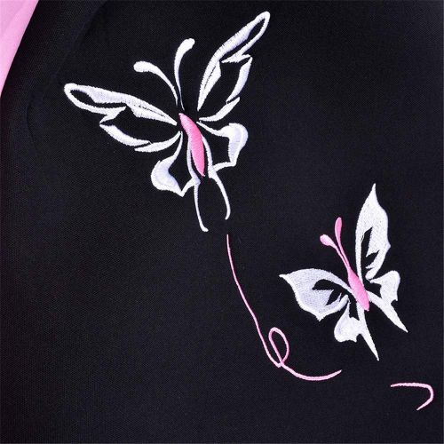  CARWORD Pink Car Seat Covers Woman Automobiles Interior Accessories Butterfly Embroidery of Sedan, SUV, Truck, Van and Minivan