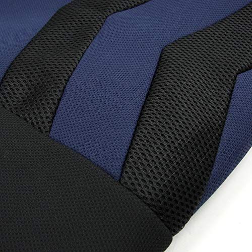  CARWORD Universal Car Seat Covers Absorbent, Non-Slip, Washable, for Cars, SUVS and Trucks Black and Blue