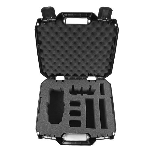  CASEMATIX DRONESAFE Rugged Mini Drone Carry Case Organizer With Customizable Foam  Protect DJI Mavic Pro Foldable Drone Combo and Accessories Such as Remote Control , Extra Batteries , Prop