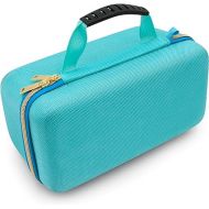 CASEMATIX Studio Case Compatible with Shure SM7B Microphone, Rode PodMic and Other Large Podcast Mics with XLR Recording Accessories - Includes Podcasting Mic Bag Only, Turquoise