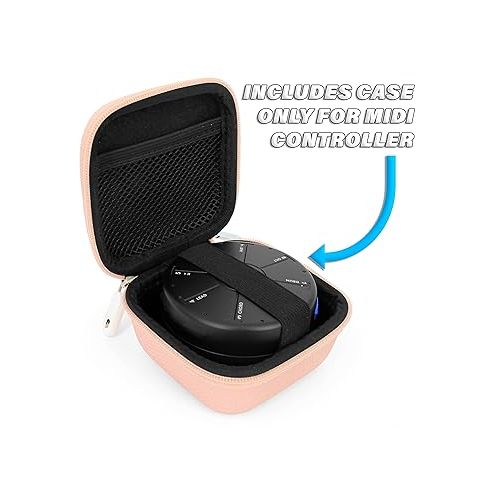  CASEMATIX Carry Case Compatible with Orba 2 Artiphon Handheld Multi-instrument - Includes Rose Gold Carrying Case Only