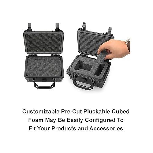  CASEMATIX Carry Case Compatible with Orba 2 Artiphon Handheld Multi-instrument in Customizable Foam - Includes Waterproof Carrying Case Only