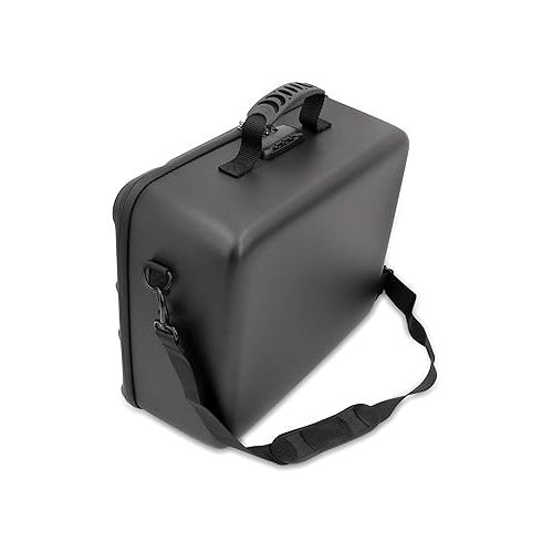  CASEMATIX Portable Microphone Case Compatible with Sennheiser Shure and More Wireless Mic Systems - Dual Layer Customizable Foam Holds Microphones, Receivers, Transmitters and More