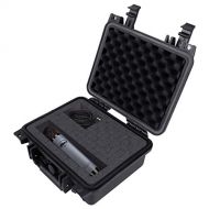 Casematix 11 Waterproof Studio Recording Case Compatible with Blue Ember Xlr Condenser Microphone and Small Accessories