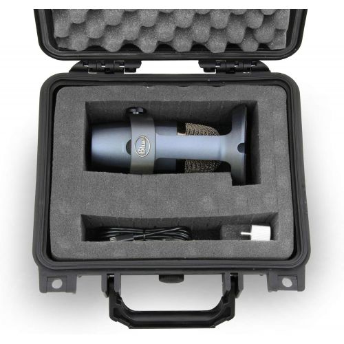  Casematix Mic Case Compatible with Blue Yeti Nano USB Microphone Small Blue Yeti Nano Accessories, Includes Case Only, Does Not fit Original Blue Yeti Mic