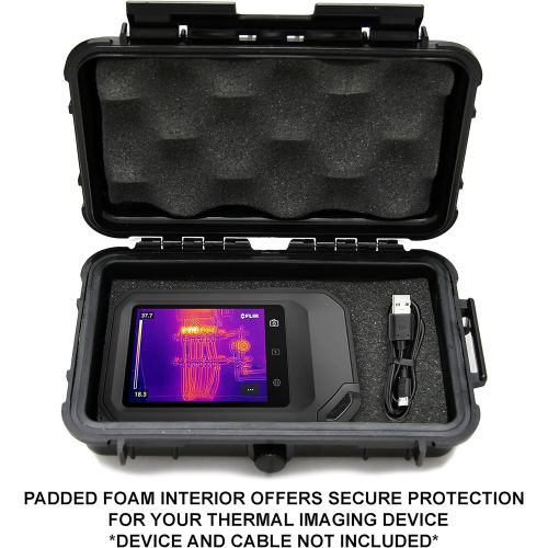  [아마존베스트]CASEMATIX Waterproof Case Compatible with Flir C5 C2 C3 Thermal Imager, Seek Shot pro, PerfectPrime Infrared Camera with Rugged Exterior