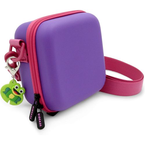  CASEMATIX Toy Camera Travel Case Compatible with VTech KidiZoom Creator Cam Video Camera and Accessories for Cams, Includes Purple Case Only