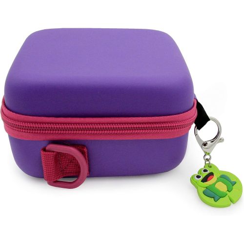  CASEMATIX Toy Camera Travel Case Compatible with VTech KidiZoom Creator Cam Video Camera and Accessories for Cams, Includes Purple Case Only