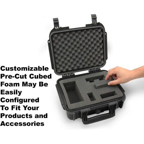  Casematix Waterproof 14 inch Mirrorless Camera Case Compatible with Nikon Z50 , Z7 Nikon z6 Digital Camera Body, Nikkor Z Lens, Ftz Mount Adapter and Accessories , Includes Case On