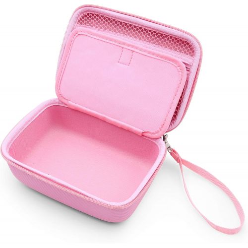  CASEMATIX Pink Camera Case Compatible with Kidizoom Camera Pix Plus , Dragon Touch Instant Print Camera and Camera Toy Accessories - Includes Case Only