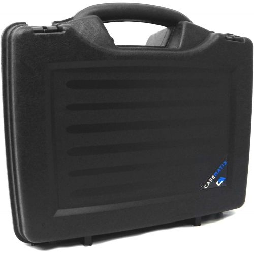  CASEMATIX Casematix Portable Printer Carry Case Designed for HP Officejet 200 Wireless Mobile Printer , HP 62 Ink Cartridge and Cables - Also fits Older HP Officejet 150 and 100
