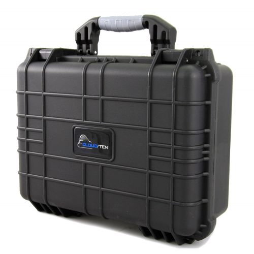  CASEMATIX Waterproof Projector Travel Case For DBPOWER T22 HD Video Projector 2400 Lumens , Remote , HDMI Cable , AV Cable , Power Supply and Accessories