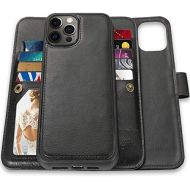 [아마존베스트]CASEOWL Wallet Case Compatible foriPhone 12 Pro Max, Case WalletMagnetic Detachable2 in 1 Folio Leatherwith 9 Card Slots, Hand StrapCompatible with iPhone 12 Pro Max 6.7