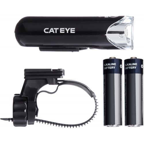  [아마존베스트]CAT EYE - HL-EL135 Headlight and Omni 3 Rear Tail Light, LED Light Set for Bikes