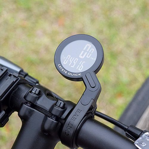  [아마존베스트]CAT EYE - Quick Bike Computer - Wireless and Waterproof - Odometer and Speedometer - Road Cycling and Commuting