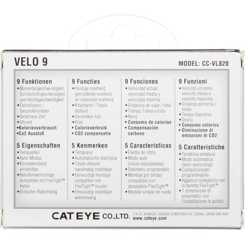  CAT EYE Velo 9 Wired Bike Computer