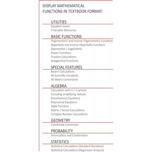  [아마존베스트]Graphing Calculator  CATIGA CS121 - Scientific and Engineering Calculator - Programmable System