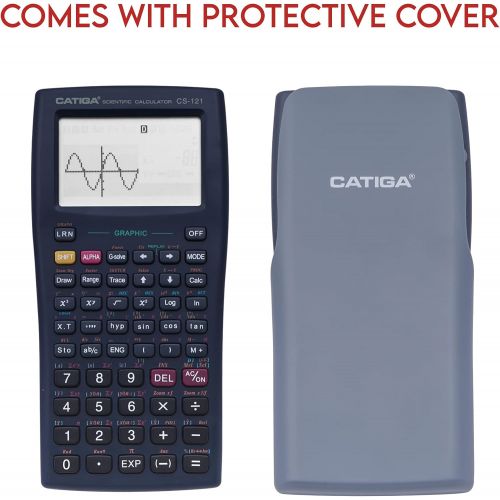  [아마존베스트]Scientific Graphic Calculator - CATIGA CS121 - Scientific and Engineering Calculator - Programmable System (Black)