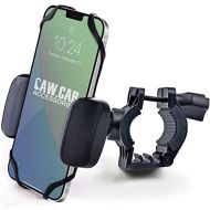 CAW.CAR Accessories Bike & Motorcycle Phone Mount - for iPhone 11 Pro (Xs, Xr, 8, Plus/Max), Galaxy s20 or Any Cell Phone - Universal Handlebar Holder for ATV, Bicycle & Motorbike. +100 to Safeness &