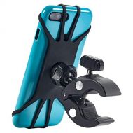 CAW.CAR Accessories Upgraded 2021 Bicycle & Motorcycle Phone Mount - The Most Secure & Reliable Bike Phone Holder for iPhone, Samsung or Any Smartphone. Stress-Resistant and Highly Adjustable. +100 to