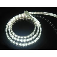 CBconcept CBConcept UL Listed, 40 Feet, 4300 Lumen, 6000K Pure White, Dimmable, 110-120V AC Flexible Flat LED Strip Rope Light, 720 Units 3528 SMD LEDs, Indoor/Outdoor Use, Accessories Inclu