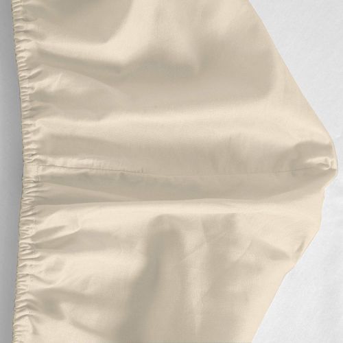  CC&DD HOME FASHION Microfiber Sheet Set, King, Dark Beige