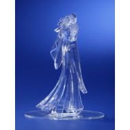 CC Christmas Decor Pack of 4 ICY Crystal Wedding Bride and Groom Cake Topper 8.25