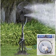 CC Home Furnishings Outdoor Garden Patio Fan Water Misting Kit