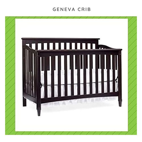  Full Size Conversion Kit Bed Rails for Select Lajobi Babi Italia, Bonavita, Europa Baby & Kathy Ireland Cribs | See Description for List of Compatible Cribs (Espresso/Dark Roast)