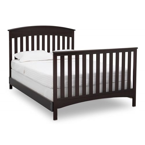 CC KITS Full Size Conversion Kit Bed Rails for Delta Childrens Bennington Cribs - Dark Chocolate