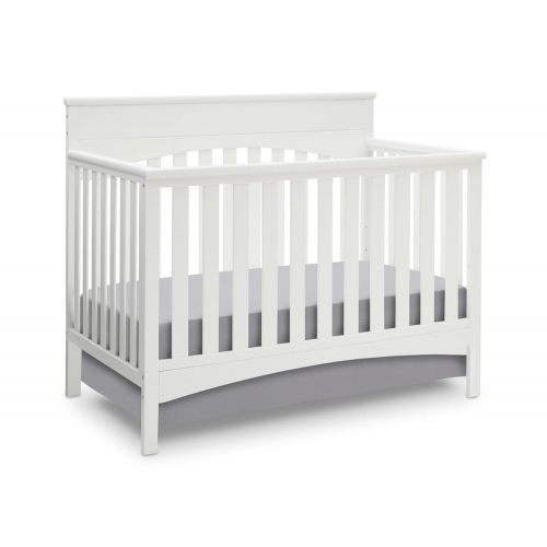  CC KITS Full Size Conversion Kit Bed Rails for Delta Childrens Archer, Bennington, Emerson & Fancy Cribs - Bianca White