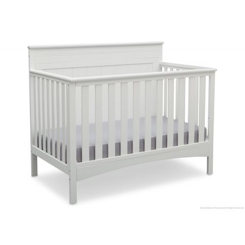  CC KITS Full Size Conversion Kit Bed Rails for Delta Childrens Archer, Bennington, Emerson & Fancy Cribs - Bianca White