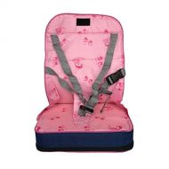 CC Shop Baby Infant Toddler Convenient Portable Travel Folding Seat Safety Feeding High Dinner Chair Seat (Pink)