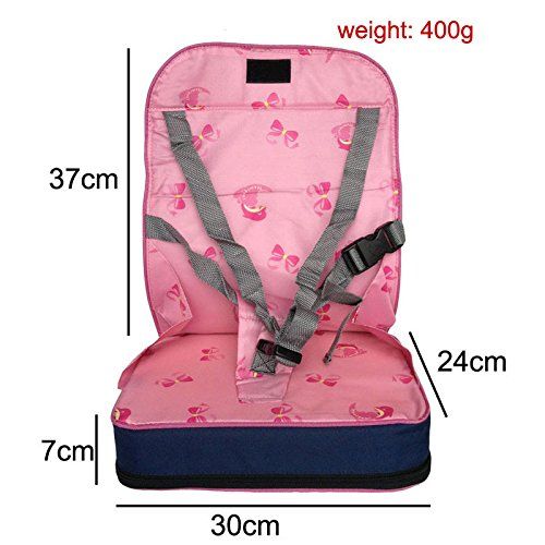  CC Shop Baby Infant Toddler Convenient Portable Travel Folding Seat Safety Feeding High Dinner Chair Seat (Pink)