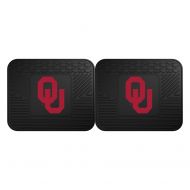 CC Sports Decor NCAA University of Oklahoma Sooners Heavy Duty Rear Car Floor Mats, 2-Piece Set