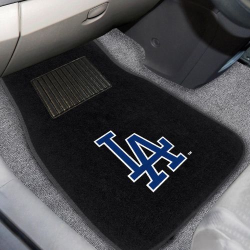  CC Sports Decor MLB Los Angeles Dodgers 2-PC Embroidered Front Car Mat Set, Universal Size