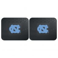 CC Sports Decor NCAA University of North Carolina - Chapel Hill Tar Heels Heavy Duty Rear Car Floor Mats, 2-Piece Set